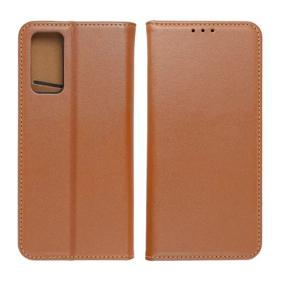 Pouzdro / obal na Samsung Galaxy A36 5G hnědé - knížkové Leather case SMART PRO
