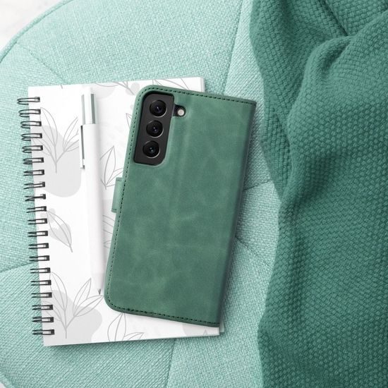 Pouzdro / obal na Samsung Galaxy A33 5G zelené - knížkové Forcell Tender