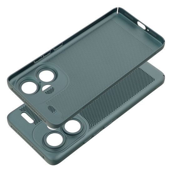 Obal / kryt na Xiaomi Redmi Note 13 Pro Plus 5G zelený - BREEZY