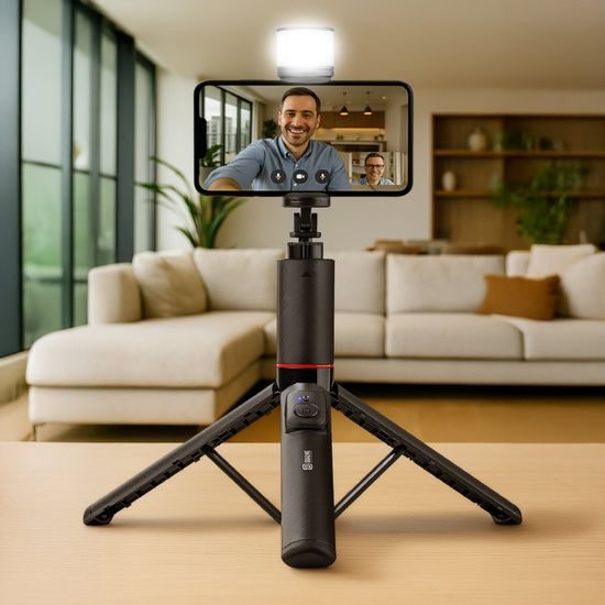 Selfie tripod stativ černý - OBAL:ME SelfiePod High Glow