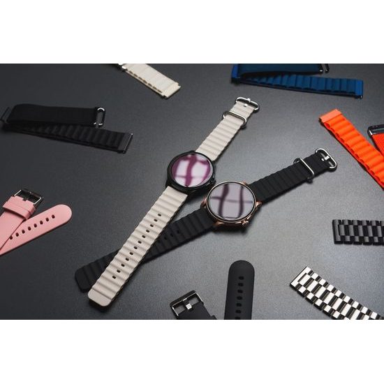 Řemínek na hodinky Samsung Watch 22mm černý - FORCELL F-DESIGN FS01