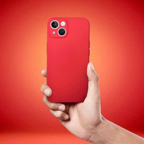 Obal / kryt na Apple iPhone 15 PRO červený - SOFT Case