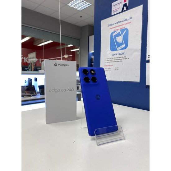 Motorola Edge 60 Pro 12GB / 512GB modrý - použitý (ZÁNOVNÍ)