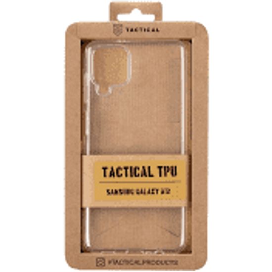 Obal / kryt pre Samsung Galaxy A12 transparentný - Tactical TPU