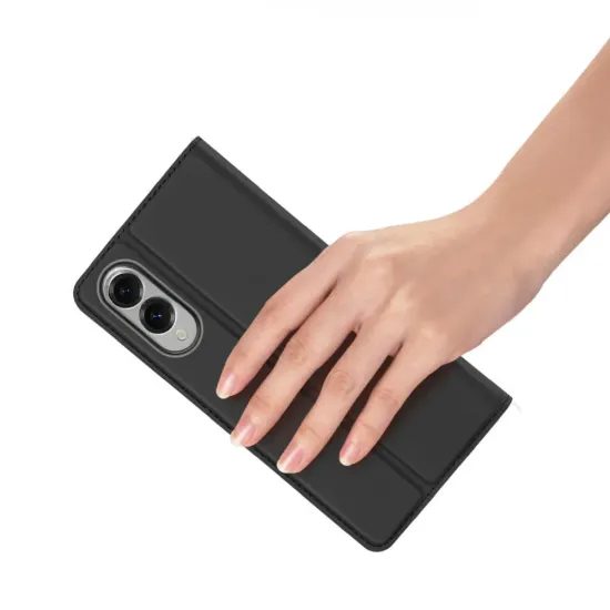 Pouzdro / obal na Samsung Galaxy S25 Edge černé - knížkové DUX DUCIS Skin Pro