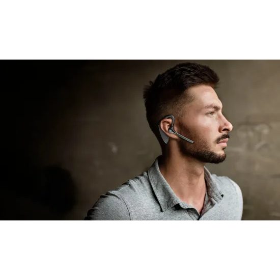 Bluetooth headset s ergonomickým designem, černý - Cellularline Fluent