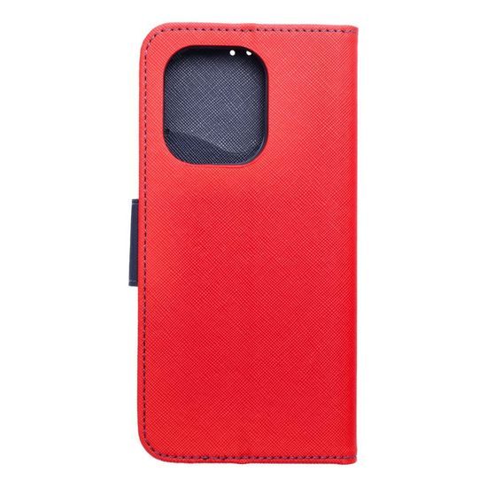 Pouzdro / obal na Xiaomi Redmi NOTE 13 4G červené - knížkové Fancy Book
