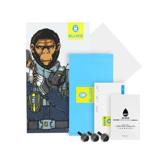 Tvrzené / ochranné sklo kamery Apple iPhone 12 Pro stříbrné - 5D Mr. Monkey