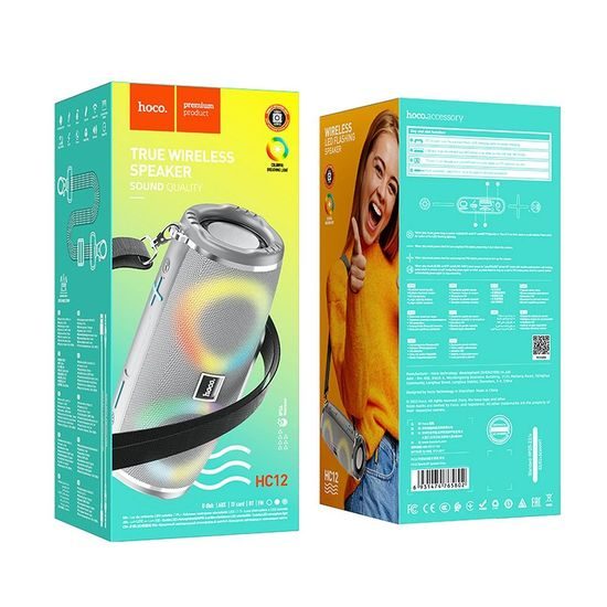 Bluetooth reproduktor HOCO HC12 sports šedý