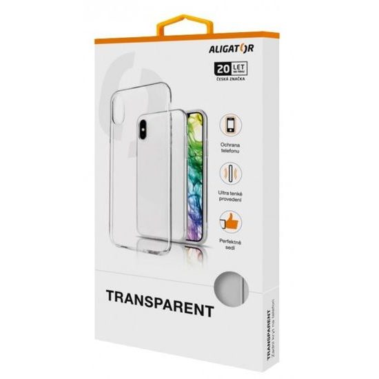 Obal / kryt na Aligator S6100 Duo transparentní