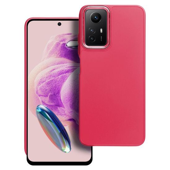 Obal / kryt na Xiaomi Redmi Note 12S červený - Frame case