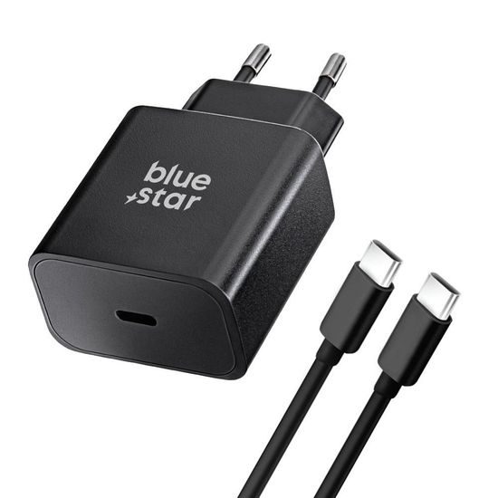 Nabíječka USB - C 3A 25W s nabíjecím kabelem - BlueStar