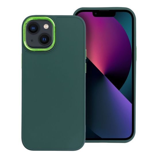Obal / kryt na Apple iPhone 13 MINI zelený - FRAME