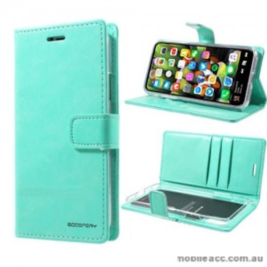 Puzdro / obal pre Samsung S6 mint - kniha BLUE MOON