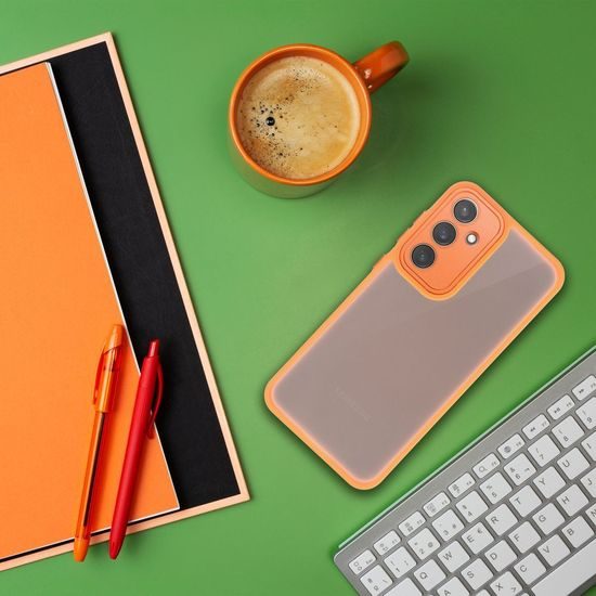 Obal / kryt na Samsung Galaxy A05s oranžový - VARIETE