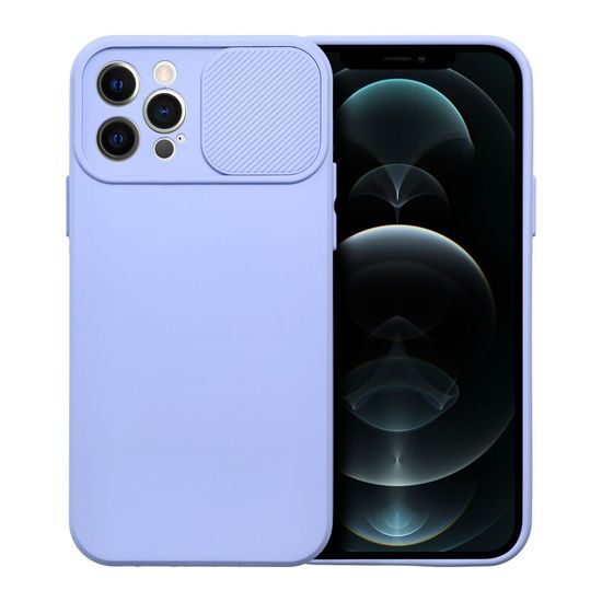 Obal / kryt na Apple iPhone 12 Pro fialový - SLIDE Case
