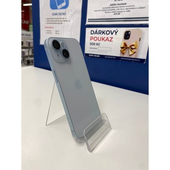 Apple iPhone 15 128GB modrý - použitý (A)