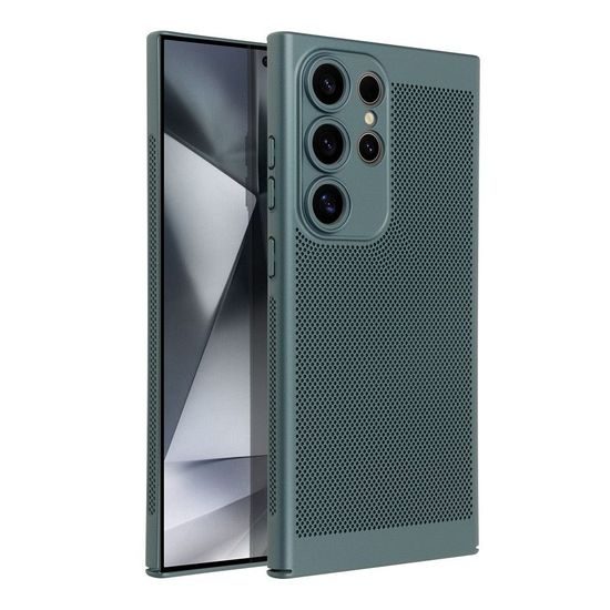 Obal / kryt na Samsung Galaxy S24 Ultra zelený - BREEZY