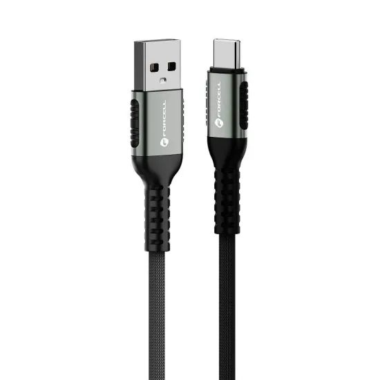 Kabel USB A / USB C QC4.0 3A 66W Cafule 0,25 m černý - Forcell F-Energy