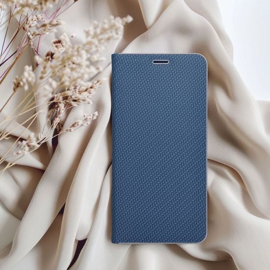 Puzdro / obal na Xiaomi 13 Lite modré - book LUNA Book Carbon