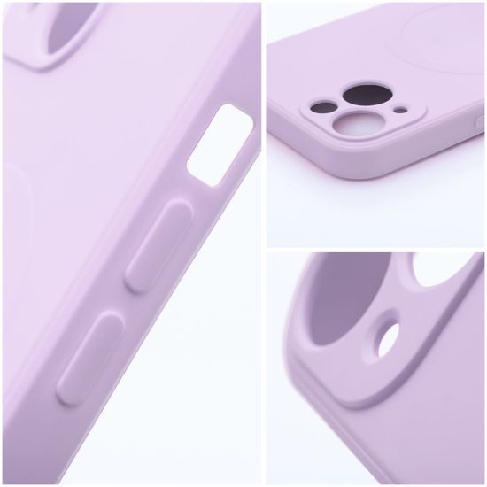 Obal / kryt na Apple iPhone 13 růžový Sillicone Mag Cover
