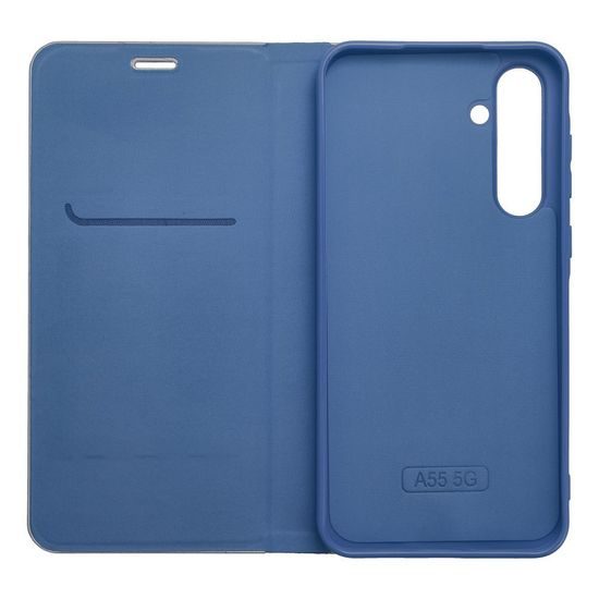 Pouzdro / obal na Xiaomi Redmi Note 10 / 10S modré - knížkové Forcell LUNA Carbon