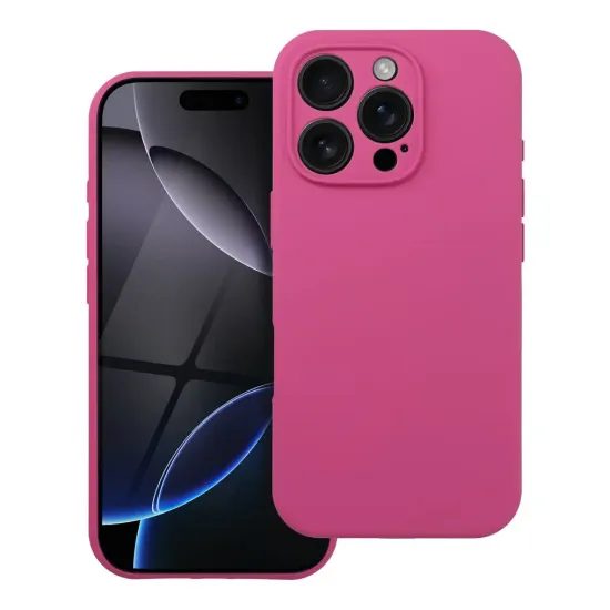 Obal / kryt na Apple iPhone 15 růžový - Silicone 2mm