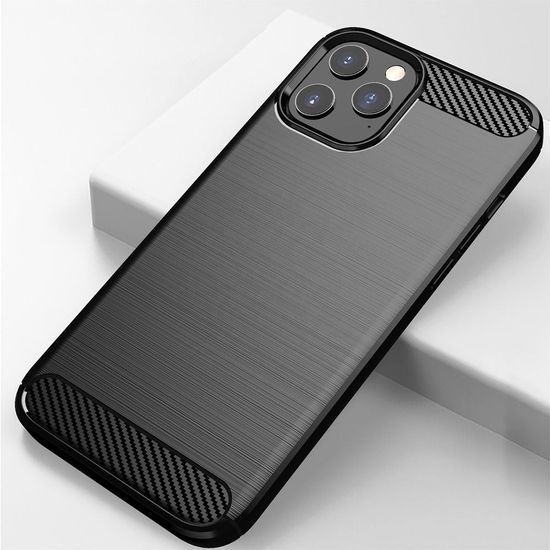 Obal / kryt na Apple iPhone 11 Pro černý - Carbon