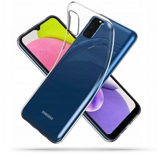 Obal / kryt na Samsung Galaxy A03s transparent - Back Case Ultra slim