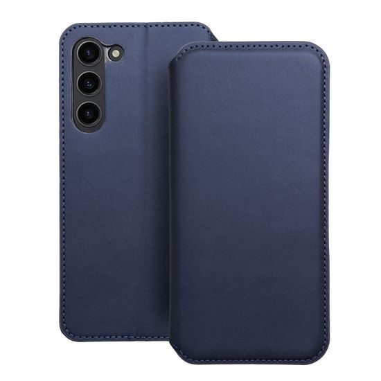 Pouzdro / obal na Samsung Galaxy S24 modré - knížkové Dual Pocket