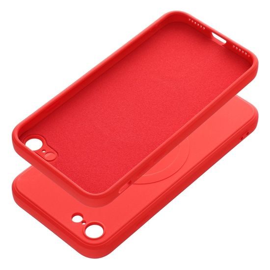 Obal / kryt na Apple iPhone 7 / 8 / SE 2020 / SE 2022 červený - Silicone Mag Cover case
