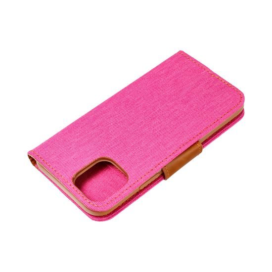 Pouzdro / obal na Xiaomi Redmi 12 4G / 12 5G růžové - knížkové CANVAS