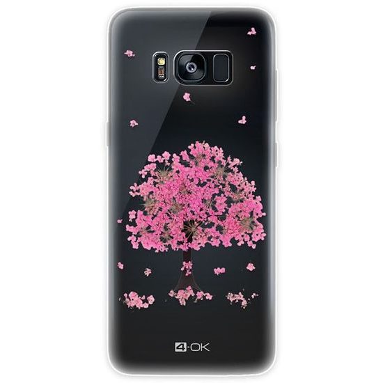 Obal / kryt pre Samsung Galaxy S8 Plus priehľadný - s motívom stromu