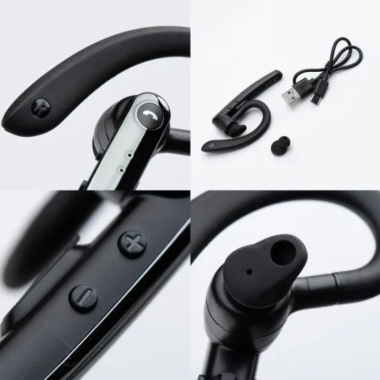 Bezdrátový mono headset (ENC, Multipoint, BT 6.0 + EDR, 90mah) FORCELL Orion Slim černý