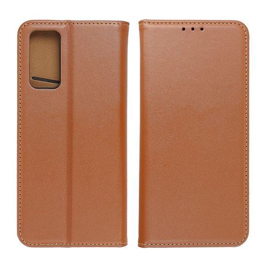 Pouzdro / obal na Apple iPhone 14 Pro Max hnědé - knížkové Leather case