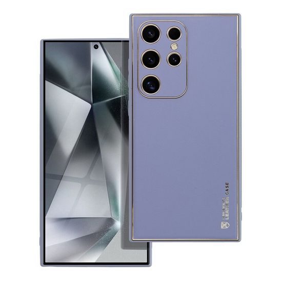 Obal / kryt na Samsung Galaxy S24 Ultra modré - Forcell LEATHER