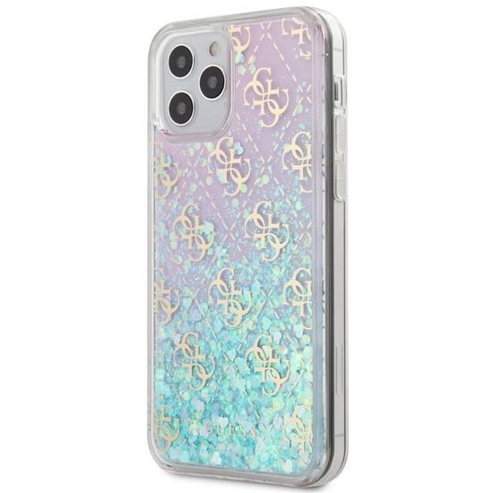 Obal / kryt na Apple iPhone 12 (5,4) GUESS - Liguid Glitter