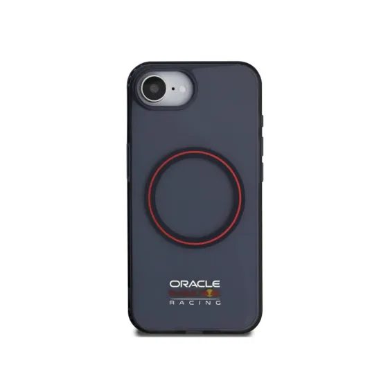 Obal / kryt na Apple iPhone 16e šedý - Red Bull PC/TPU Red Ring MagSafe