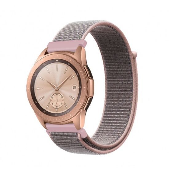 Nylonový univerzální řemínek na hodinky 22 mm růžový - COTECi