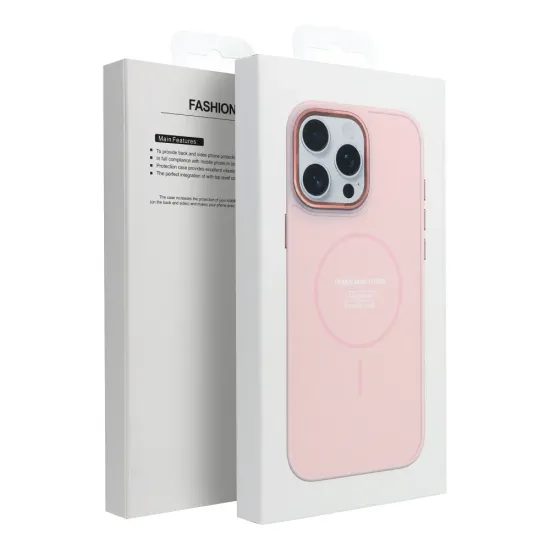 Obal / kryt na Samsung Galaxy A57 růžový - Frame MagCover