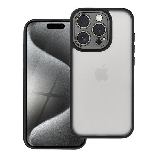 Obal / kryt na Apple iPhone 15 Pro čierne - VARIETE
