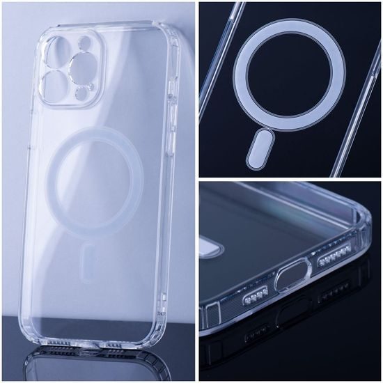 Pouzdro / obal na Apple iPhone 13 Pro Max průhledný - Mag Cover