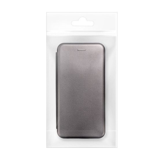 Puzdro / obal na Samsung Galaxy A55 sivé - kniha Elegance Book