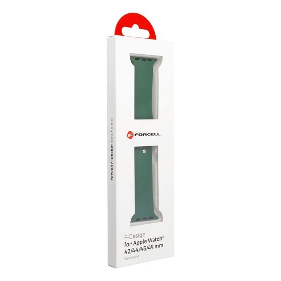 Řemínek silikonový pro Apple Watch 42/44/45/49mm zelený - FORCELL