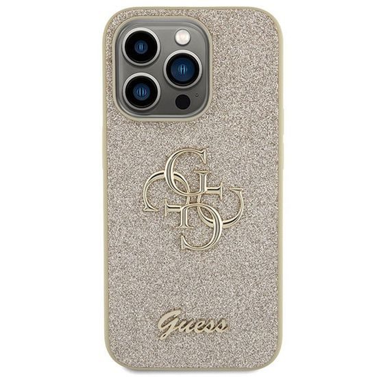 Obal / kryt na Apple iPhone 15 PRO zlatý GUESS GUHCP15LHG4SGD
