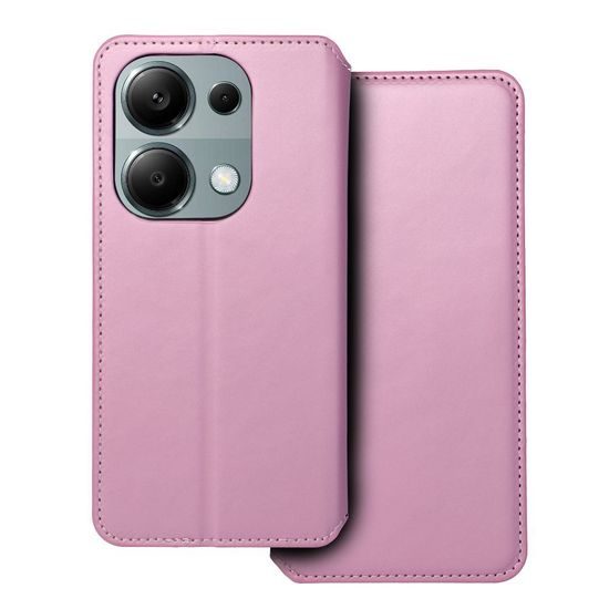 Pouzdro / obal na Xiaomi Redmi Note 13 Pro 4G růžové - knížkové Dual Pocket Book Case
