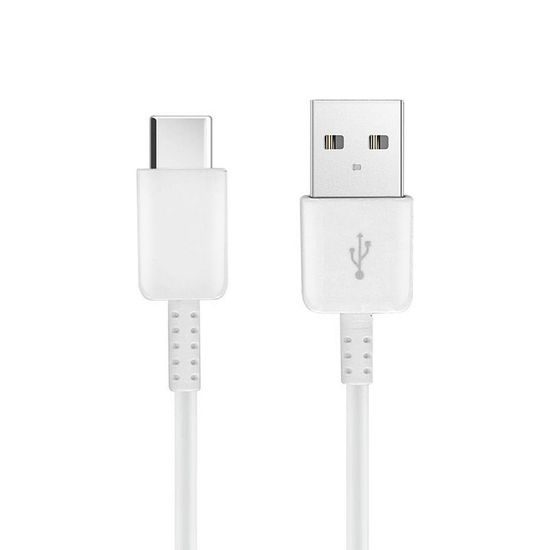 Nabíjecí a datový kabel USB na Typ C 2.0 HD21 bílý 1m