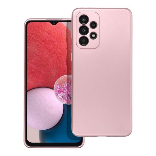 Obal / kryt na Samsung Galaxy A53 5G, růžový - METALLIC Case