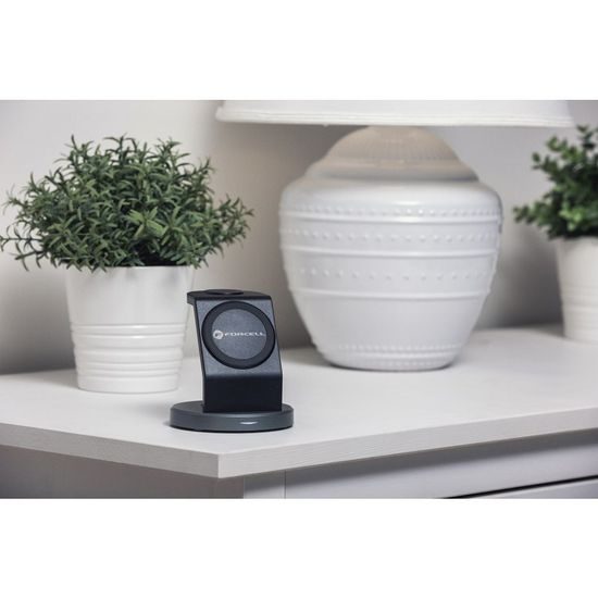 Stojánek s bezdrátovým nabíjením 3v1 15W černy - FORCELL MagSafe