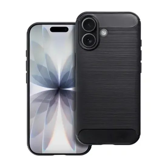 Obal / kryt na Apple iPhone 17 černý - CARBON